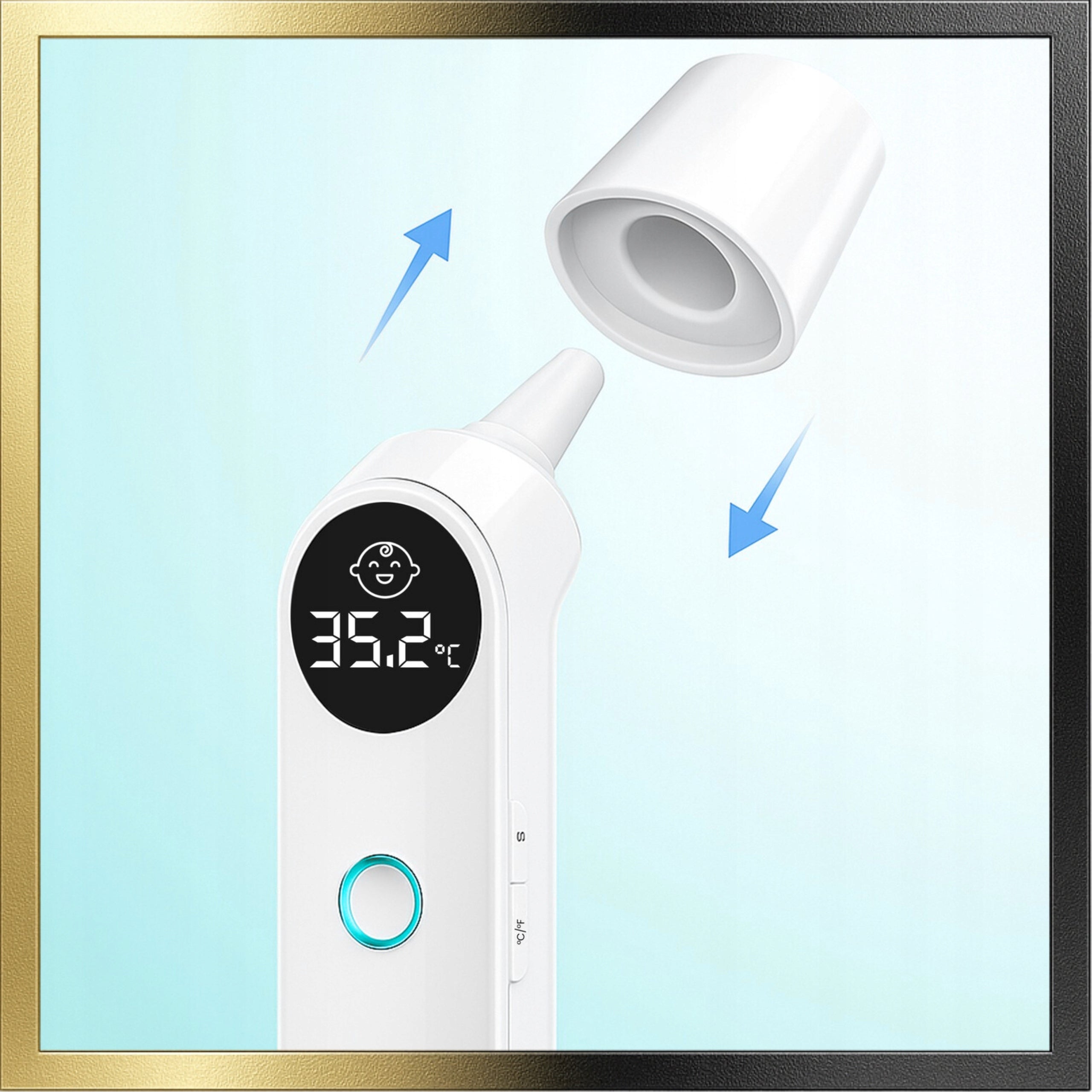 Infrared Medical Non-Contact Thermometer Medical For Ear Fever LCD Manufacturer code dla dzieci dorosłych pod pacha czoła prezent