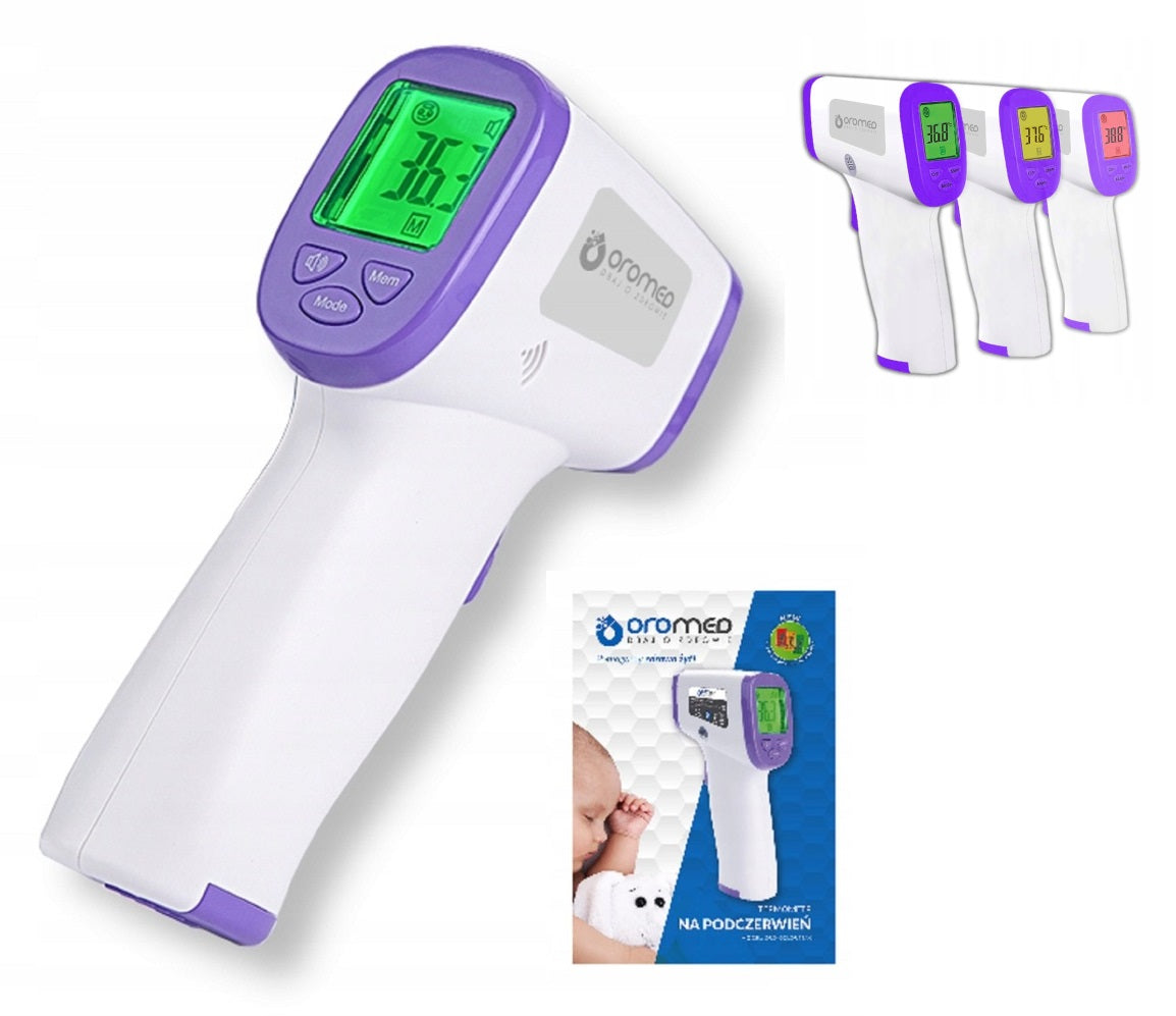 Infrared NON-CONTACT THERMOMETER OROMED oro-color max Medical device yes