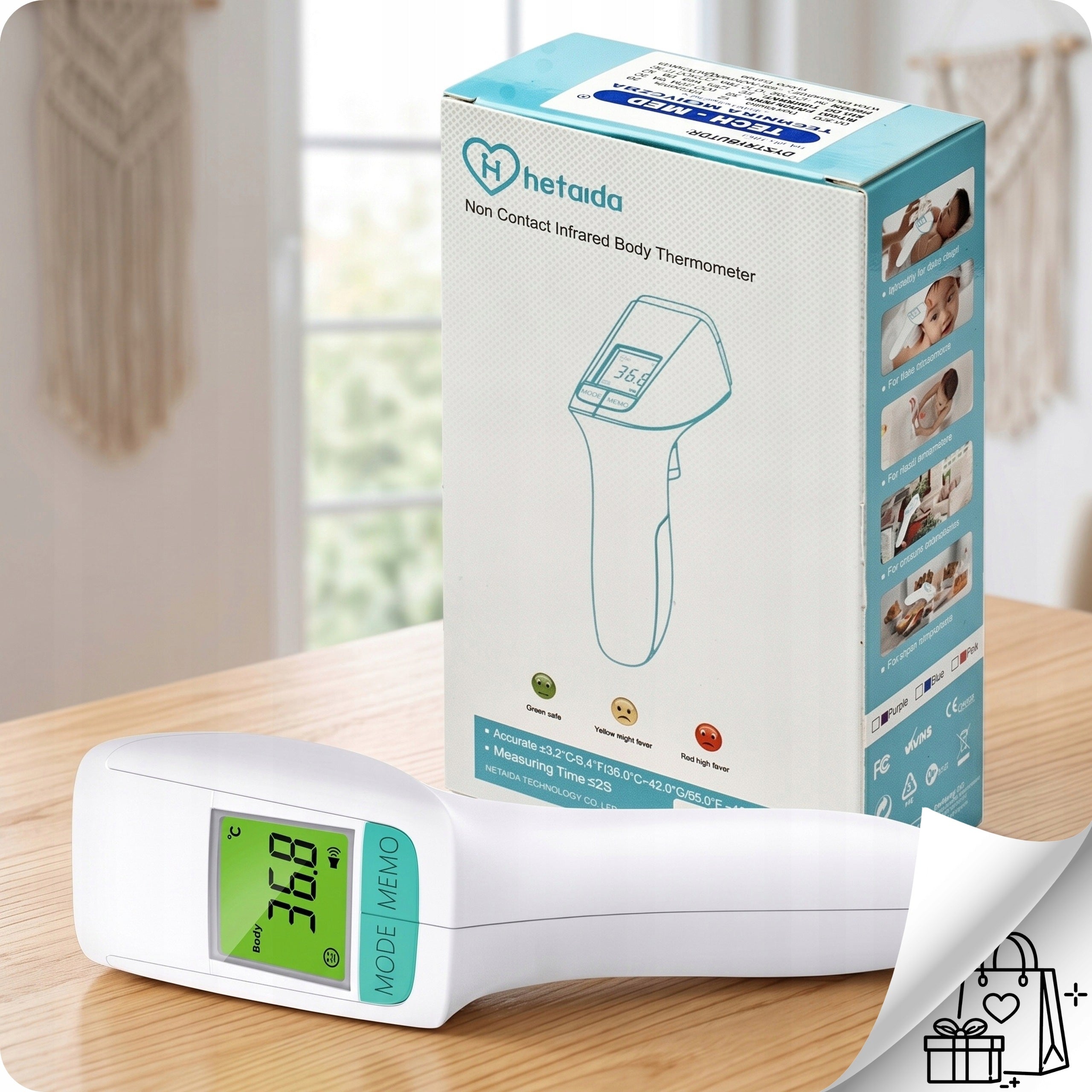 Infrared Non-Contact Electronic Medical Thermometer for Body Fast Medical device yes