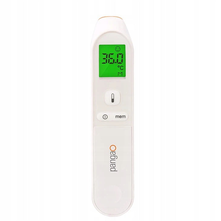 Infrared Non-Contact Forehead Thermometer PANGAO PGITR1602 White Batteries included yes