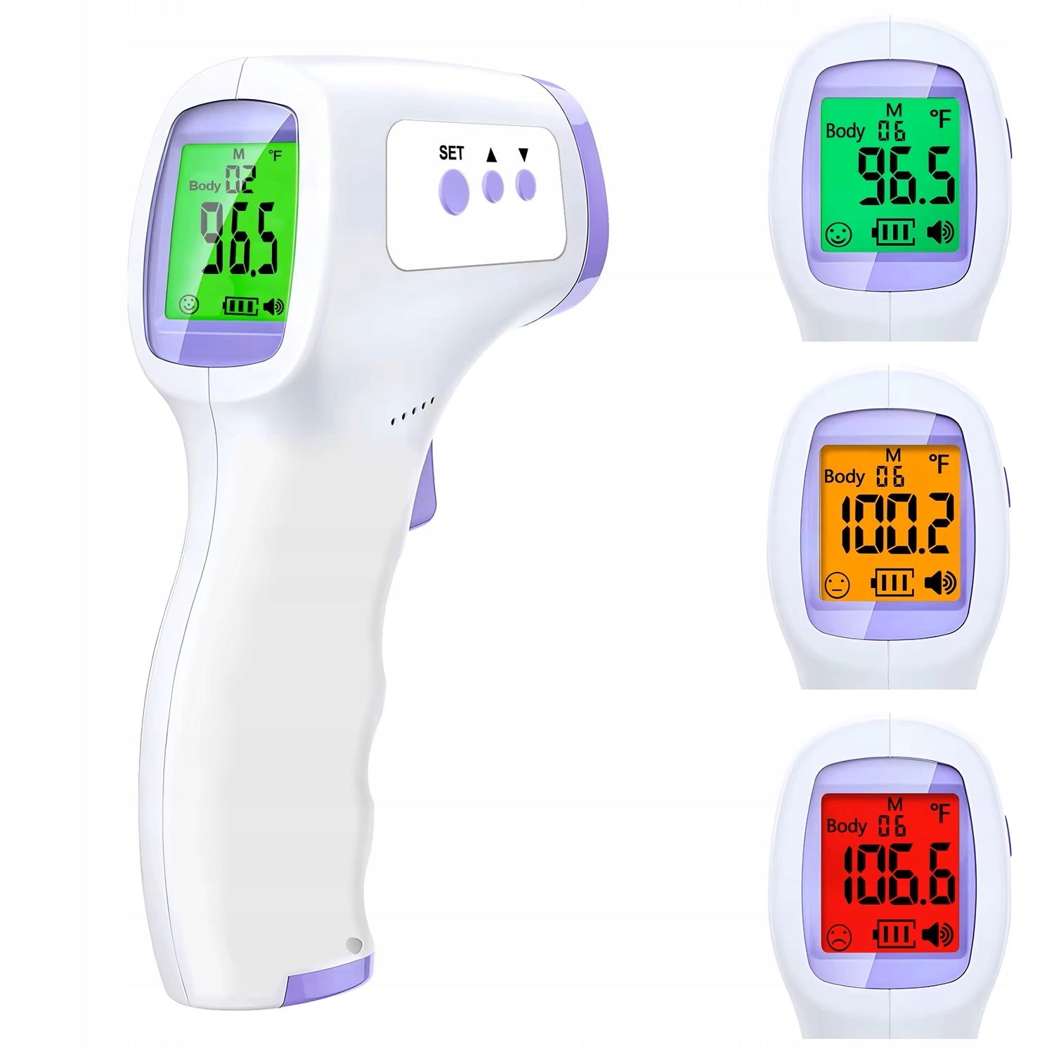 Infrared Non-Contact Thermometer Digital Display in Three Colors Manufacturer code EWQ003