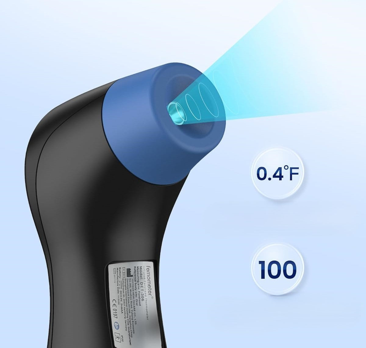 Infrared Non-Contact Thermometer Electronic LCD For Forehead Temperature Medical device no