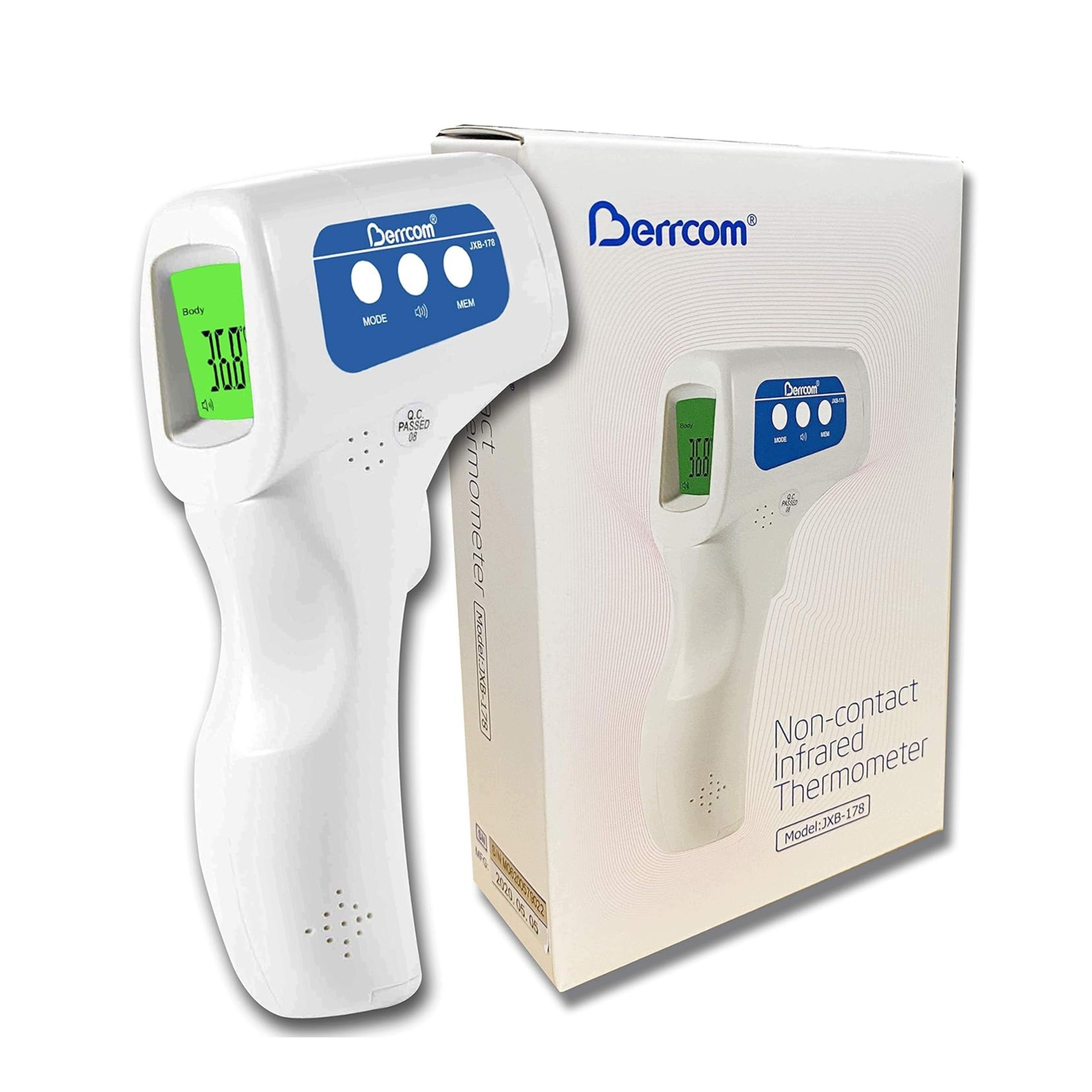 Infrared Non-Contact Thermometer Forehead Digital With Alarm And Memory