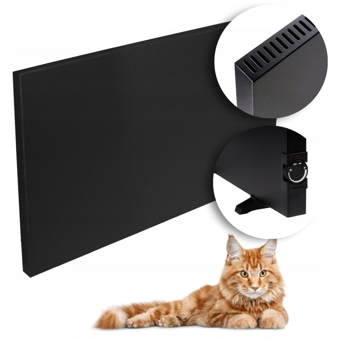 Infrared convector heater Grosmann 1000W 25m2 thermostat black