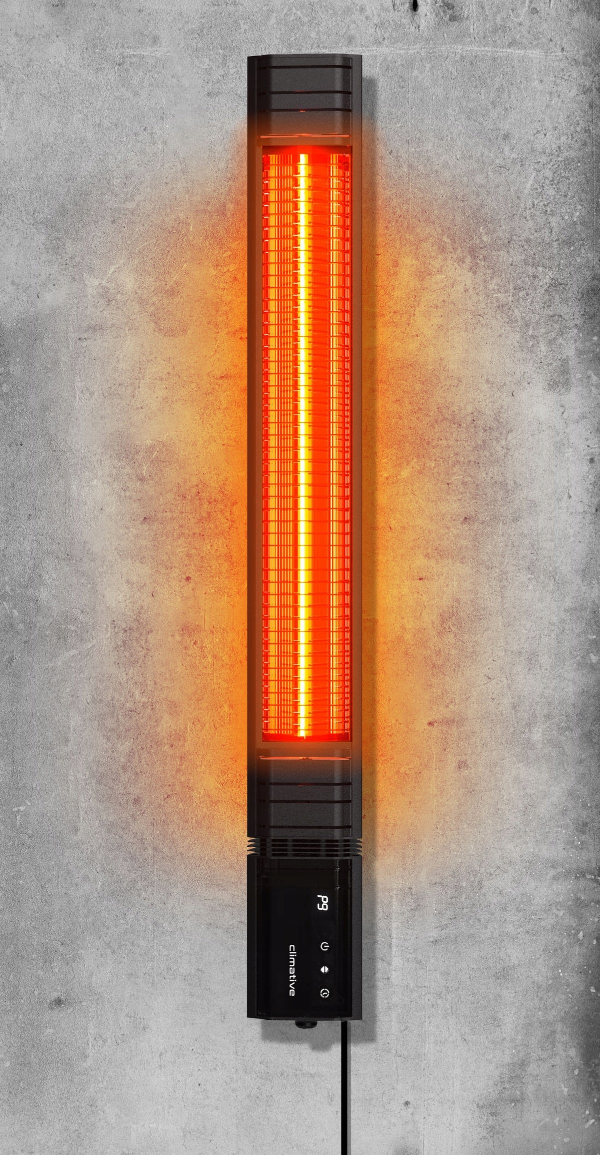Infrared heater 9 levels remote control 2,5kW timer RAY IR terrace Packaging status original