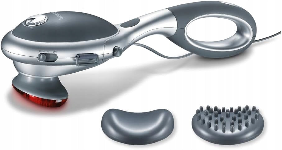 Infrared massage device for the neck of the legs arms of two different overlays