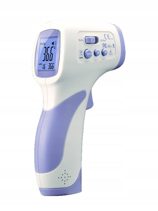 Infrared non-contact digital thermometer + Finger pulse oximeter Packaging status original