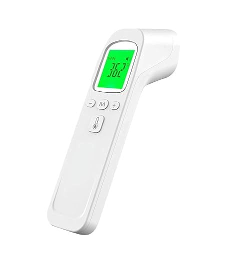 Infrared non-contact thermometer with color LCD display