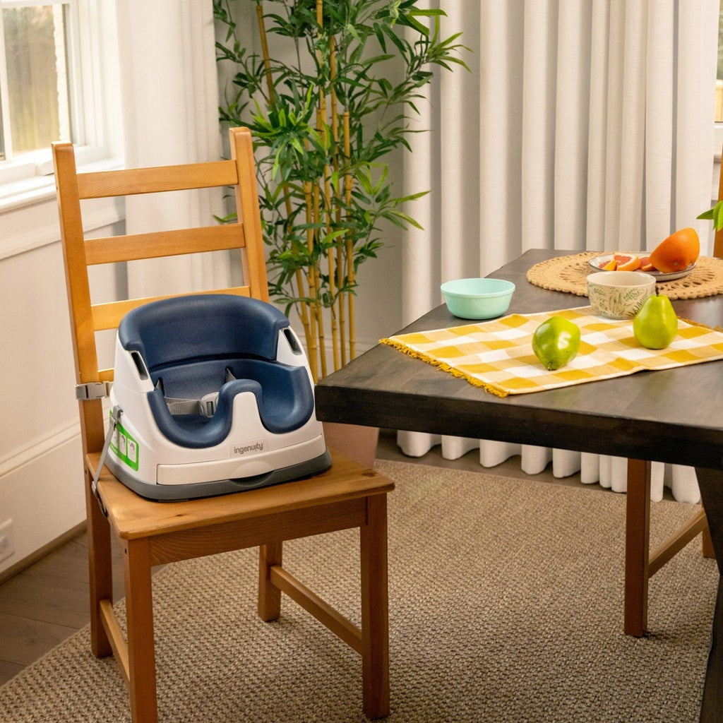 Ingenuity 2in1: Highchair, seat with straps, tray, blue Manufacturer code BRIGHT STARTS