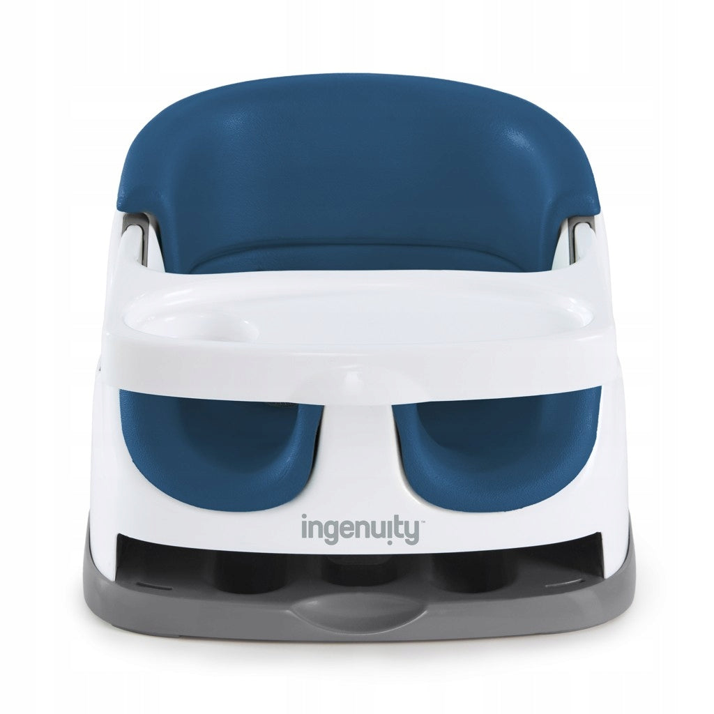 Ingenuity 2in1: Highchair, seat with straps, tray, blue