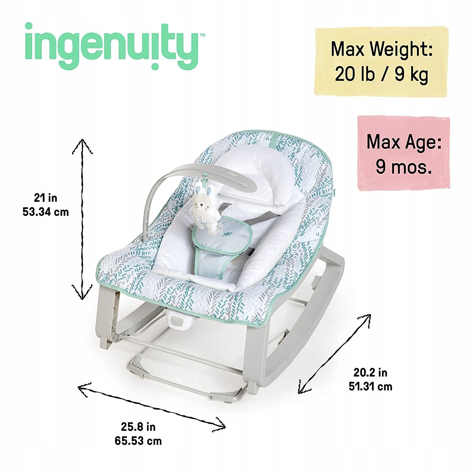Ingenuity 3in1 Keep Cozy Grow With Me EAN (GTIN) 074451126374