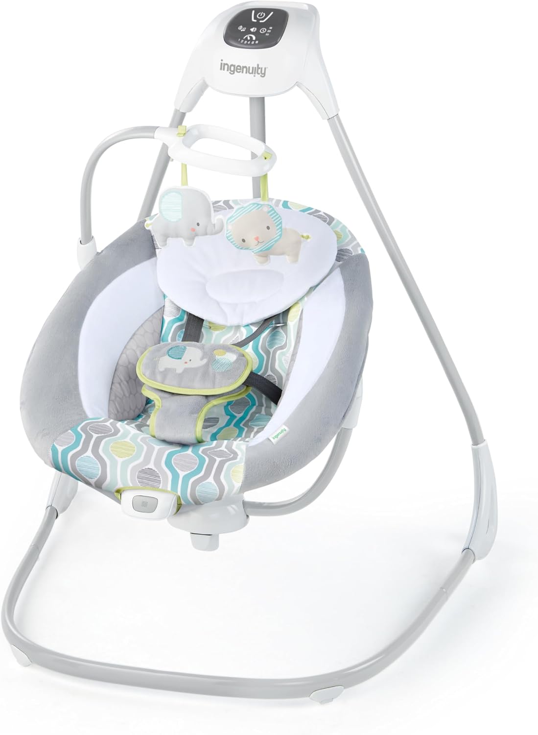 Ingenuity SimpleComfort Everston swing 8 melodies 3 sounds noise 0-3 years