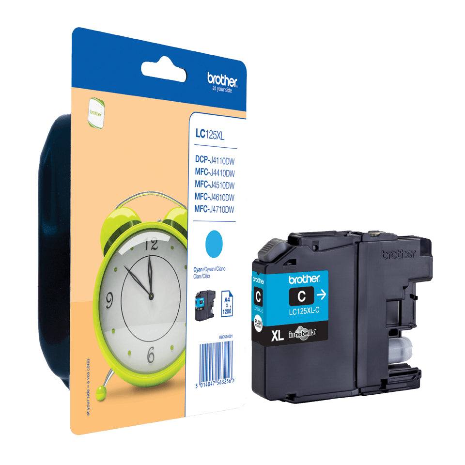 Ink Brother LC125XL CYAN original Manufacturer code LC-125XLCBP