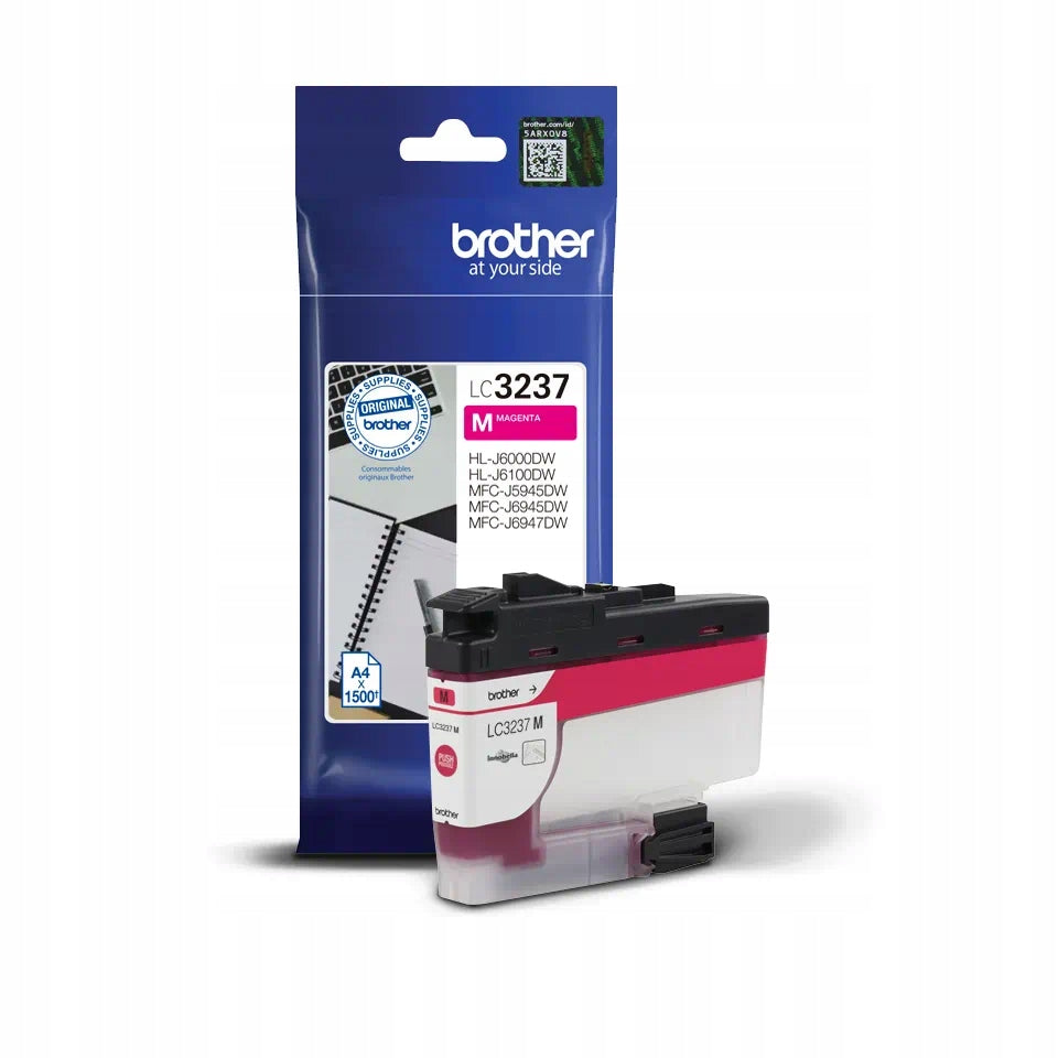 Ink Brother LC3237M MAGENTA ORIGINAL 1500 PAGES MFC-J6945DW,J5945DW