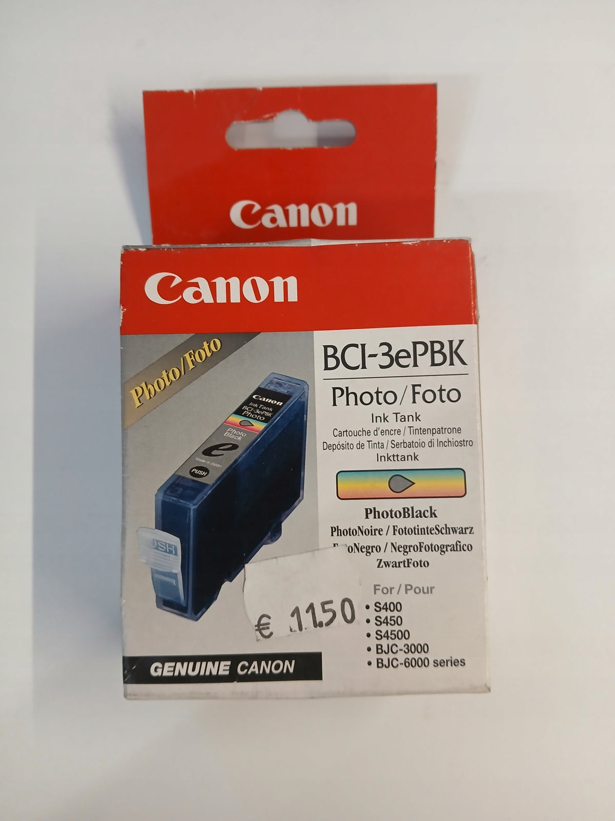 Ink Canon BCI-3ePBK Photo Black BJC-6000 4485A002 Original