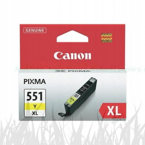 Ink Canon Original CLI-551Y XL 6446B001 Yellow