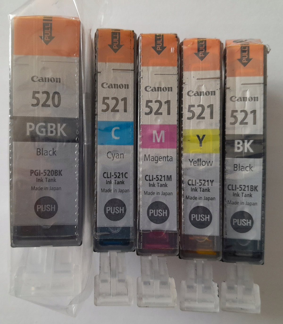 Ink Canon Pgi-520 BK Cli-521 BCMY set Manufacturer code Cli521