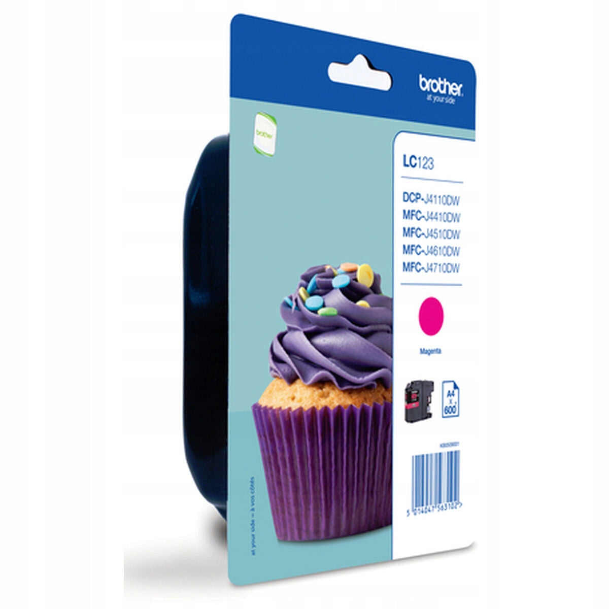 Ink Cartridge Brother LC-123MBP Color red (magenta)