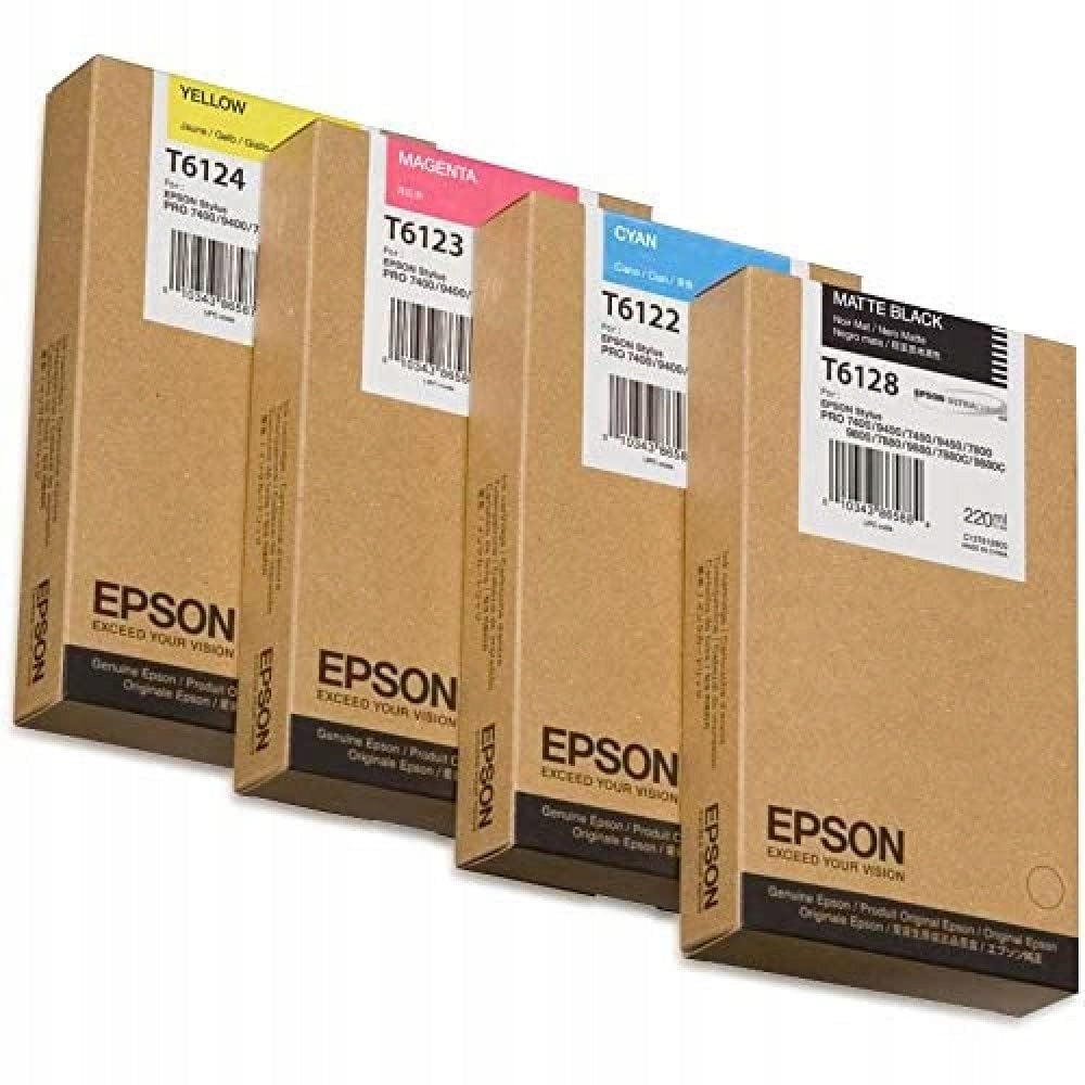 Ink Cartridge Epson C13T612400 Yellow Color yellow