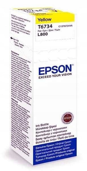 Ink EPSON T6734 Yellow YELLOW ORIGINAL Color yellow