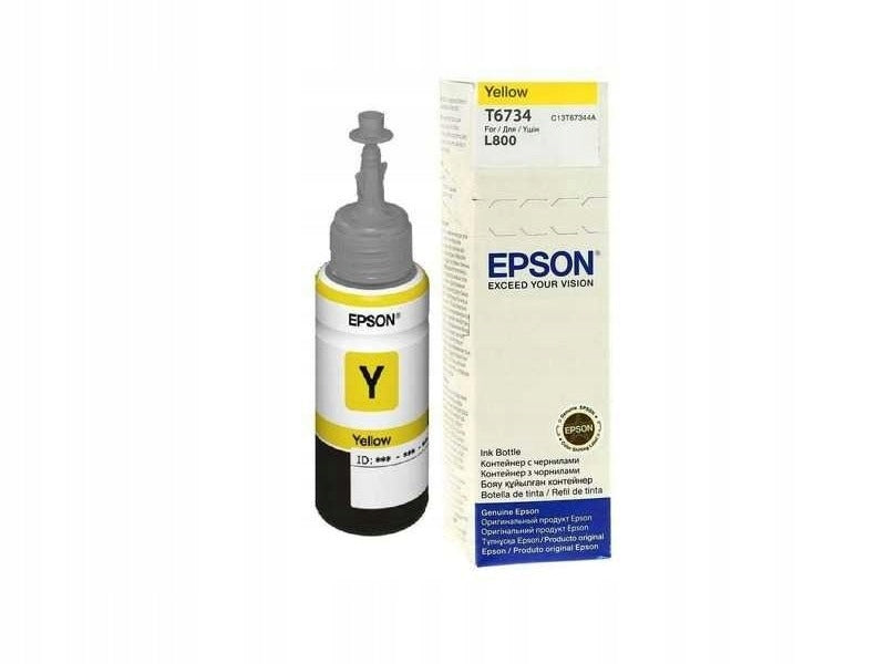 Ink EPSON T6734 Yellow YELLOW ORIGINAL