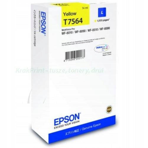 Ink Epson Original C13T756440 Yellow