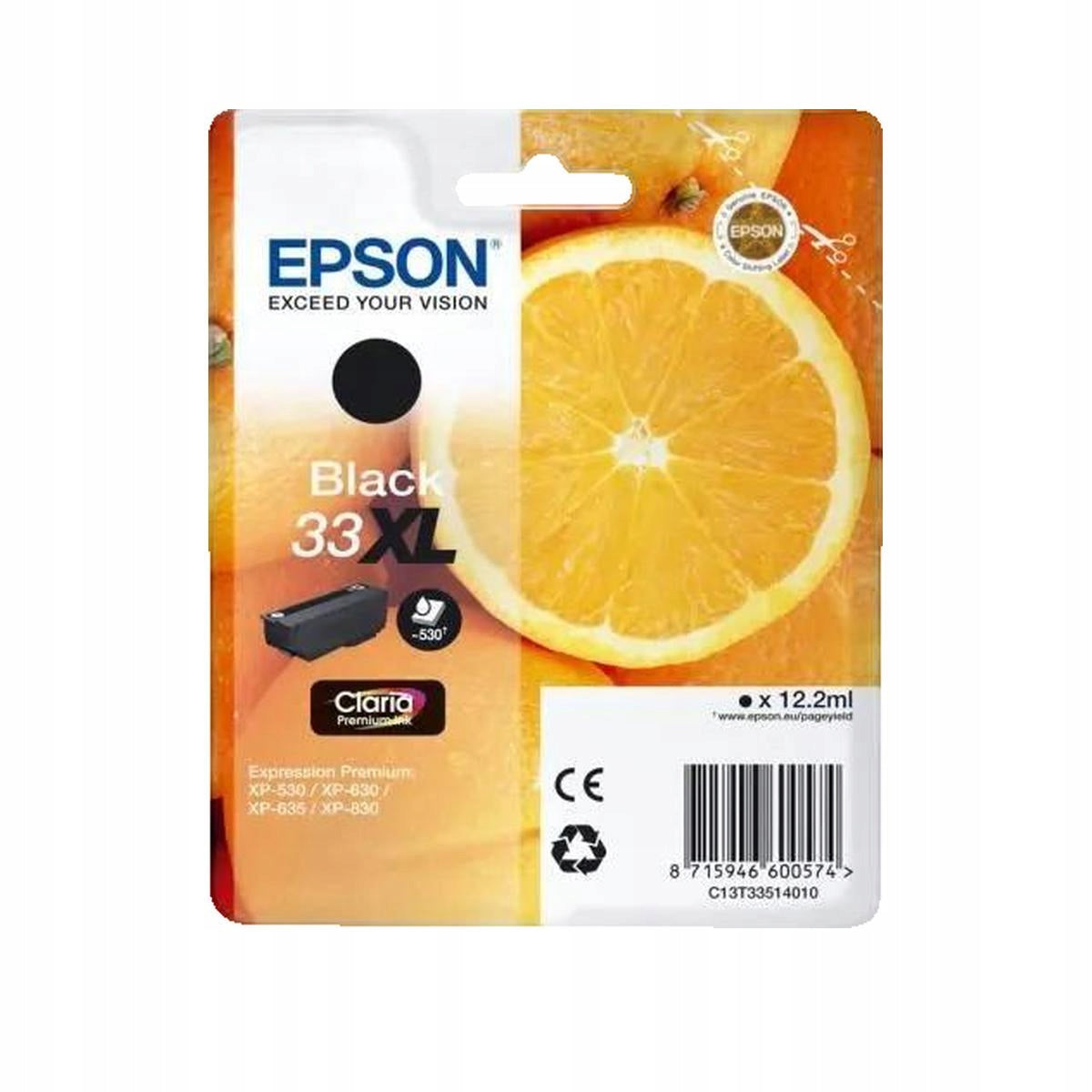 Ink Epson T33xl Black for printer