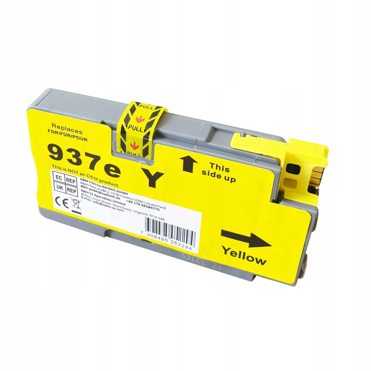 Ink For HP 937e Yellow 4S6W8NE 9120b 9130b 9720 9730