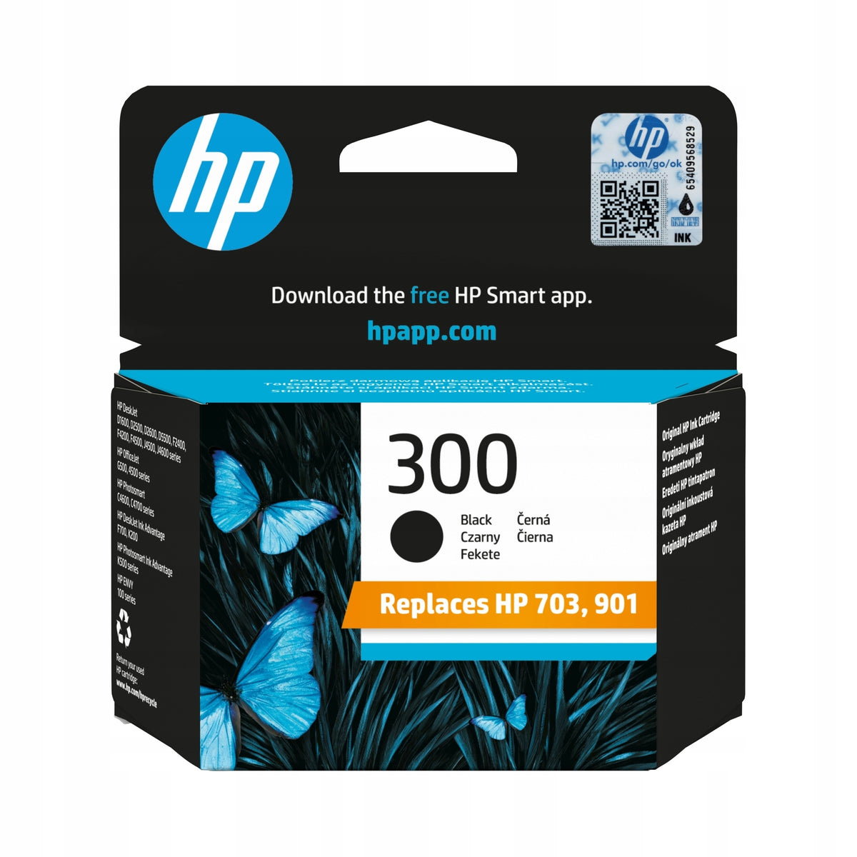 Ink HP 300 Black, 4ml, 200 pages