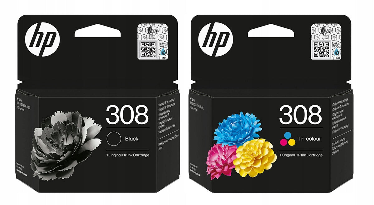 Ink HP 308 Black 7FP21UE + Ink HP 308 Colour 7FP20UE Manufacturer code 7FP21UE+7FP20UE