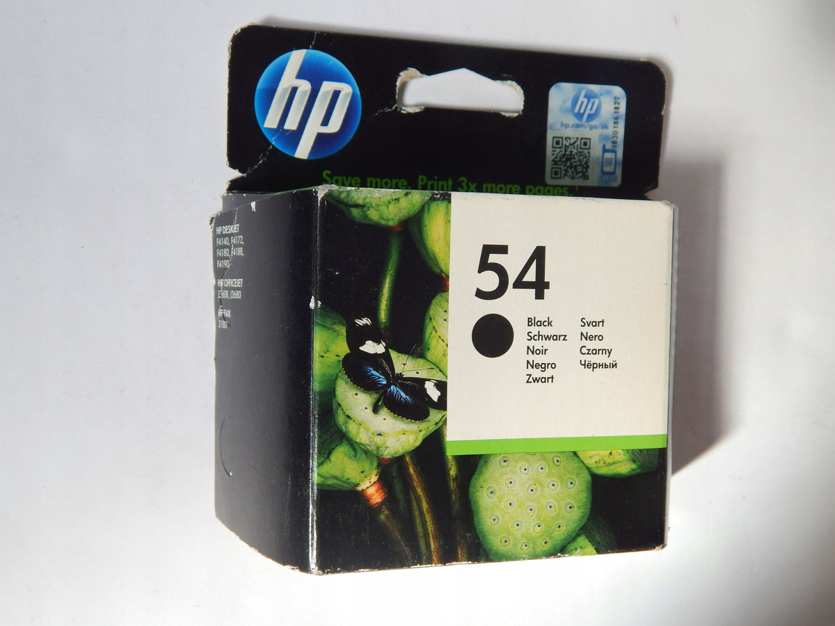 Ink HP 54 CB334AE black (black) Packaging status original