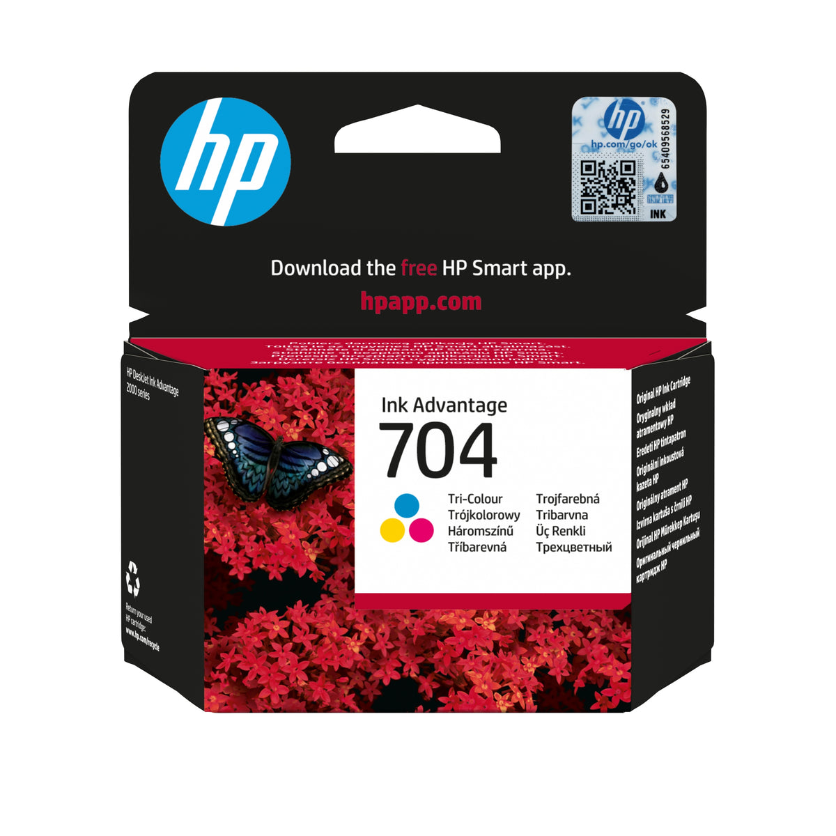 Ink HP 704 colour CN693AE
