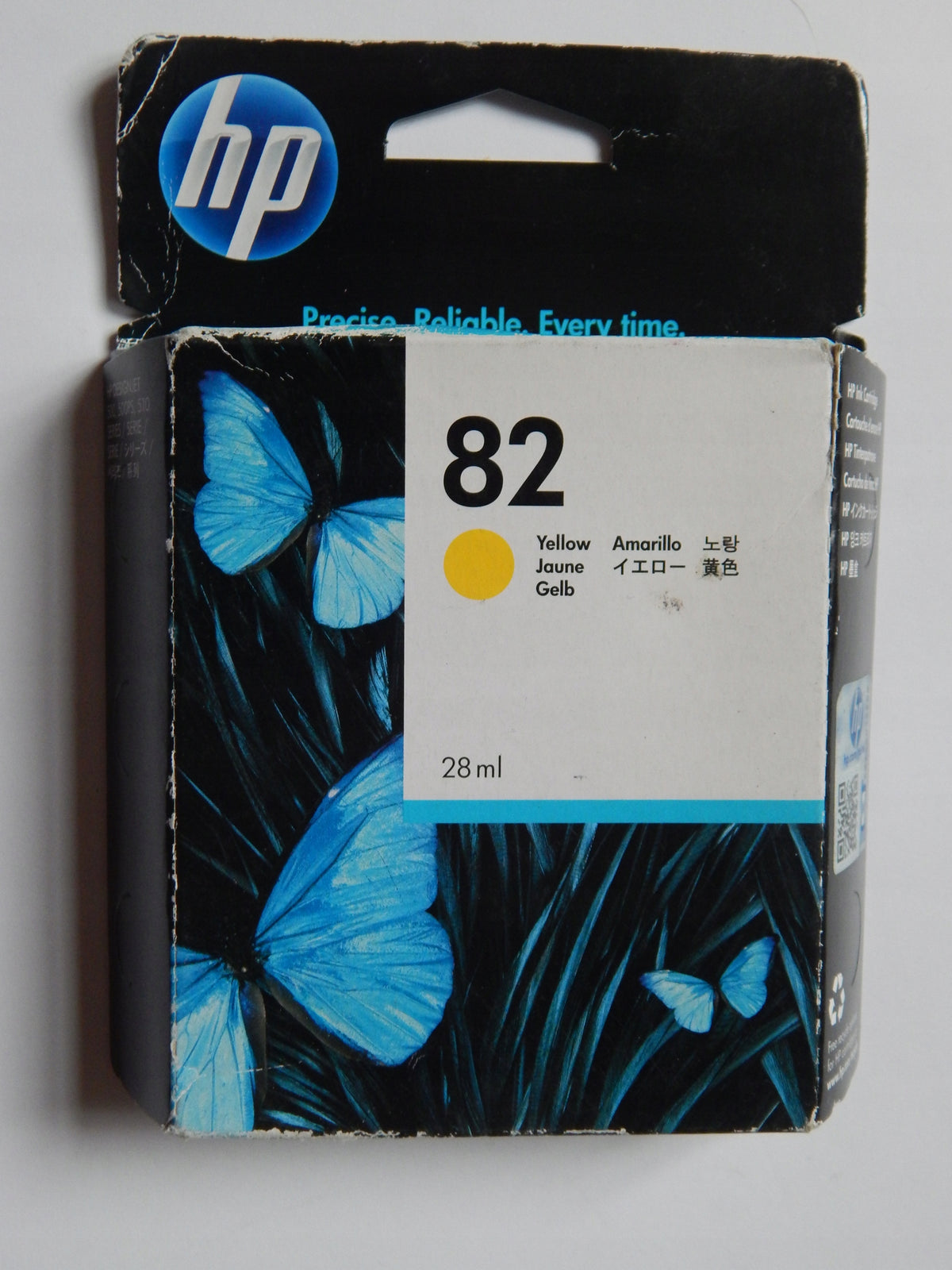 Ink HP 82 CH568A yellow (yellow),28ml
