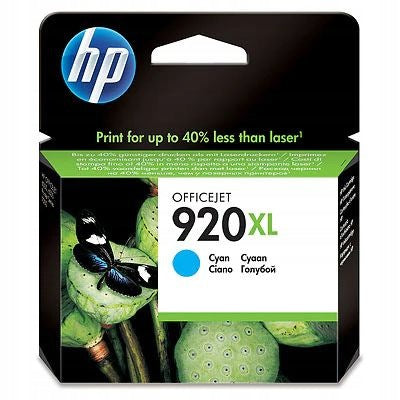 Ink HP 920XL CD972AE 700str Cyan original Color blue (cyan)