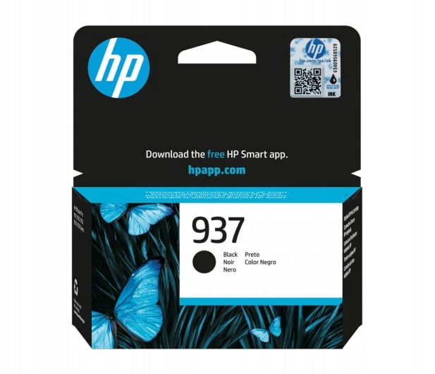 Ink HP 937 black to 1250 pages Instant Ink Color black