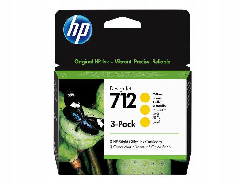 Ink Hp 712 Yellow 3ED79A Three-pack 3x29 ml ORIGINAL