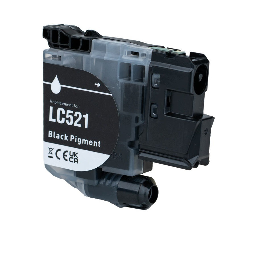 Ink LCL LC521 K for Brother black (black)