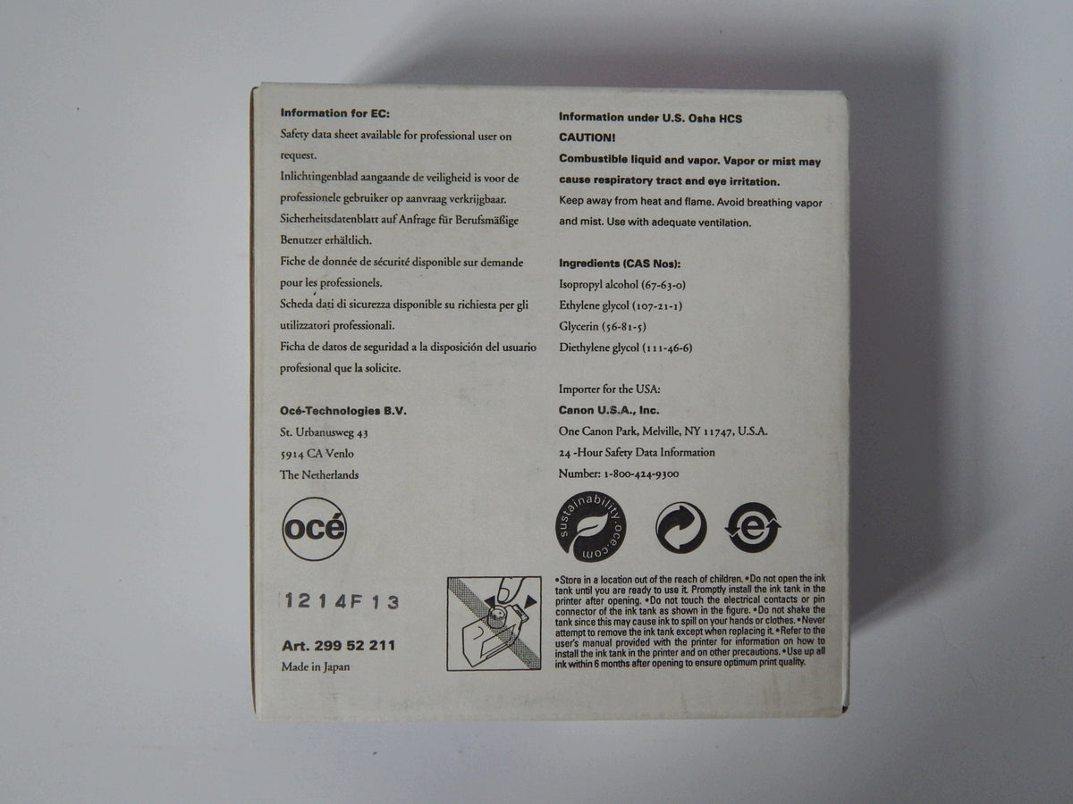 Ink Oce IJC244M Magenta Original Manufacturer code 29952211