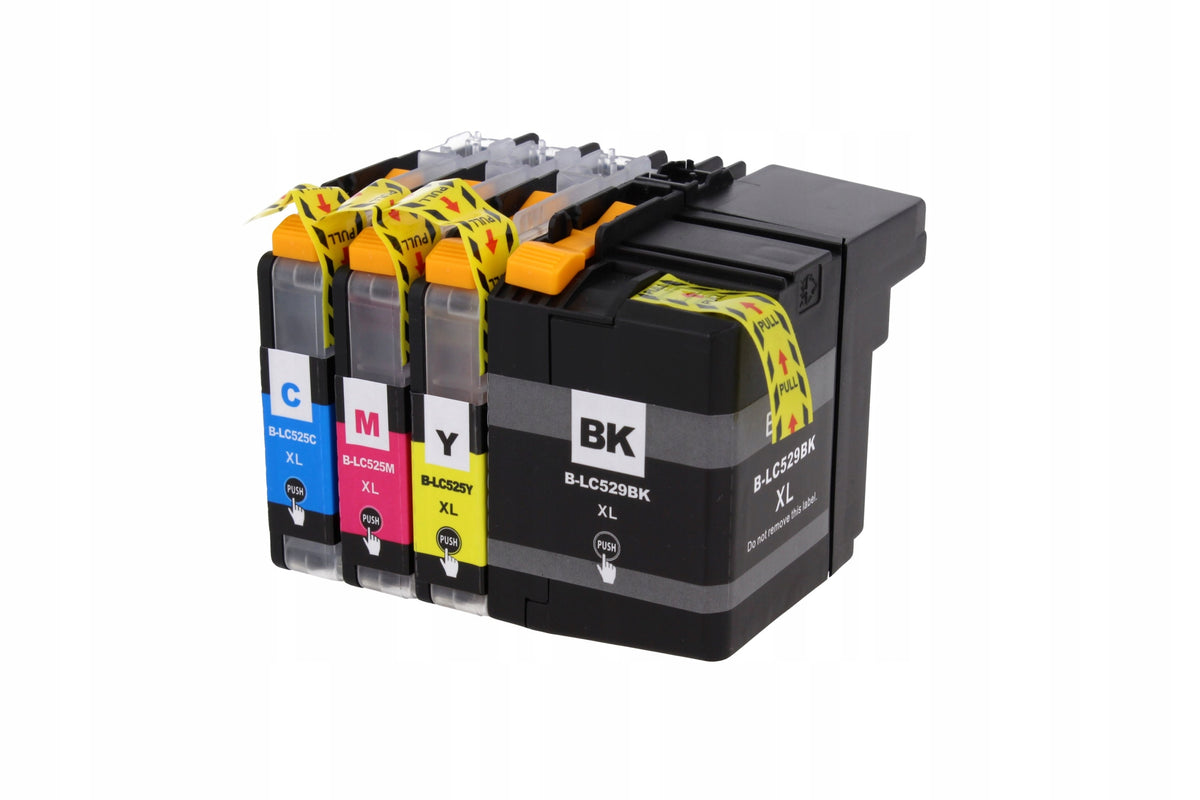 Ink Replacement Set for Brother LC529BK LC525CMY Manufacturer Meettec