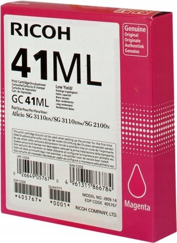 Ink Ricoh 405767 GC41ML red (magenta)