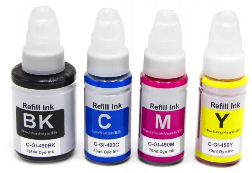 Ink cartridges for Canon GI-490 Set