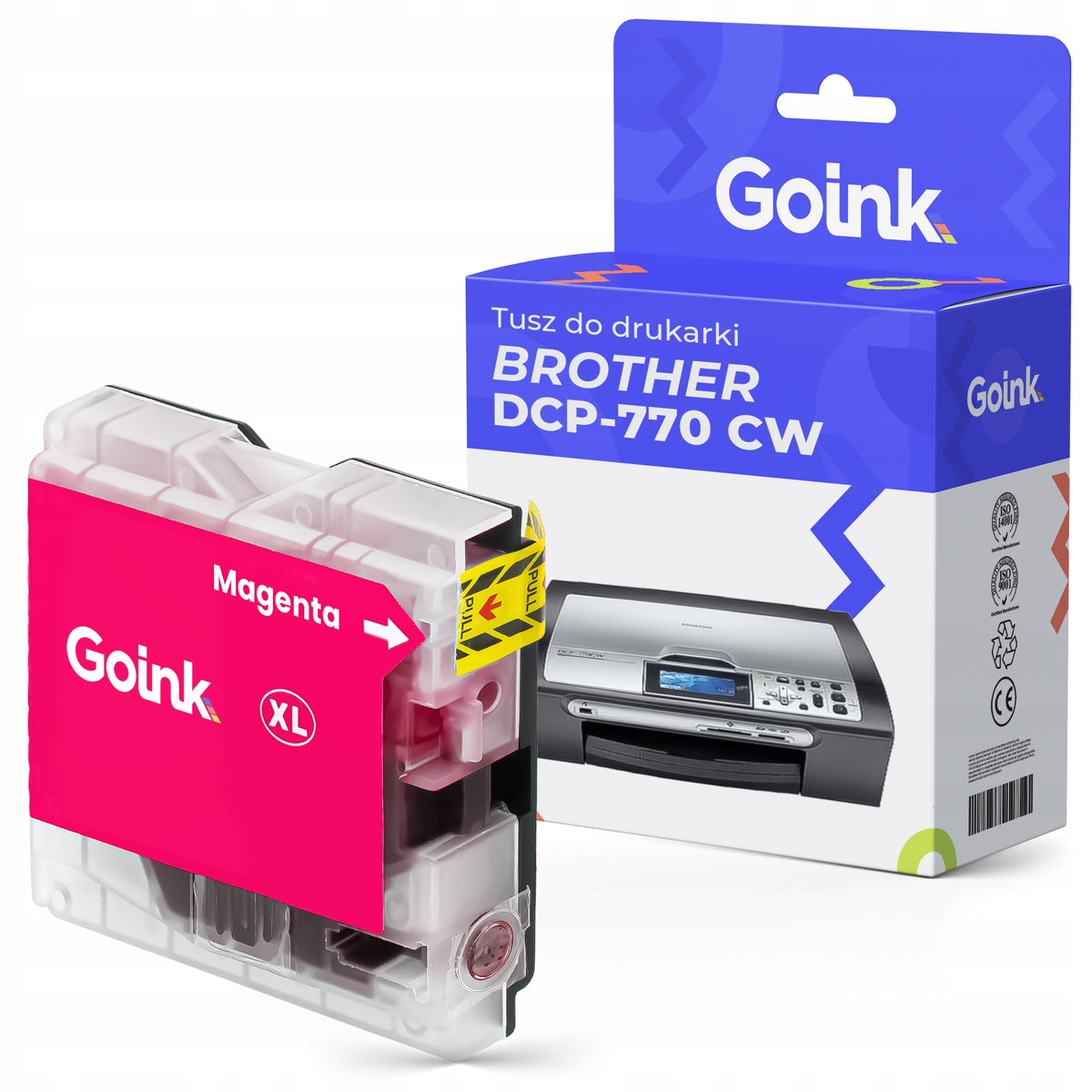 Ink for Brother DCP-770 CW Magenta LC1000-M