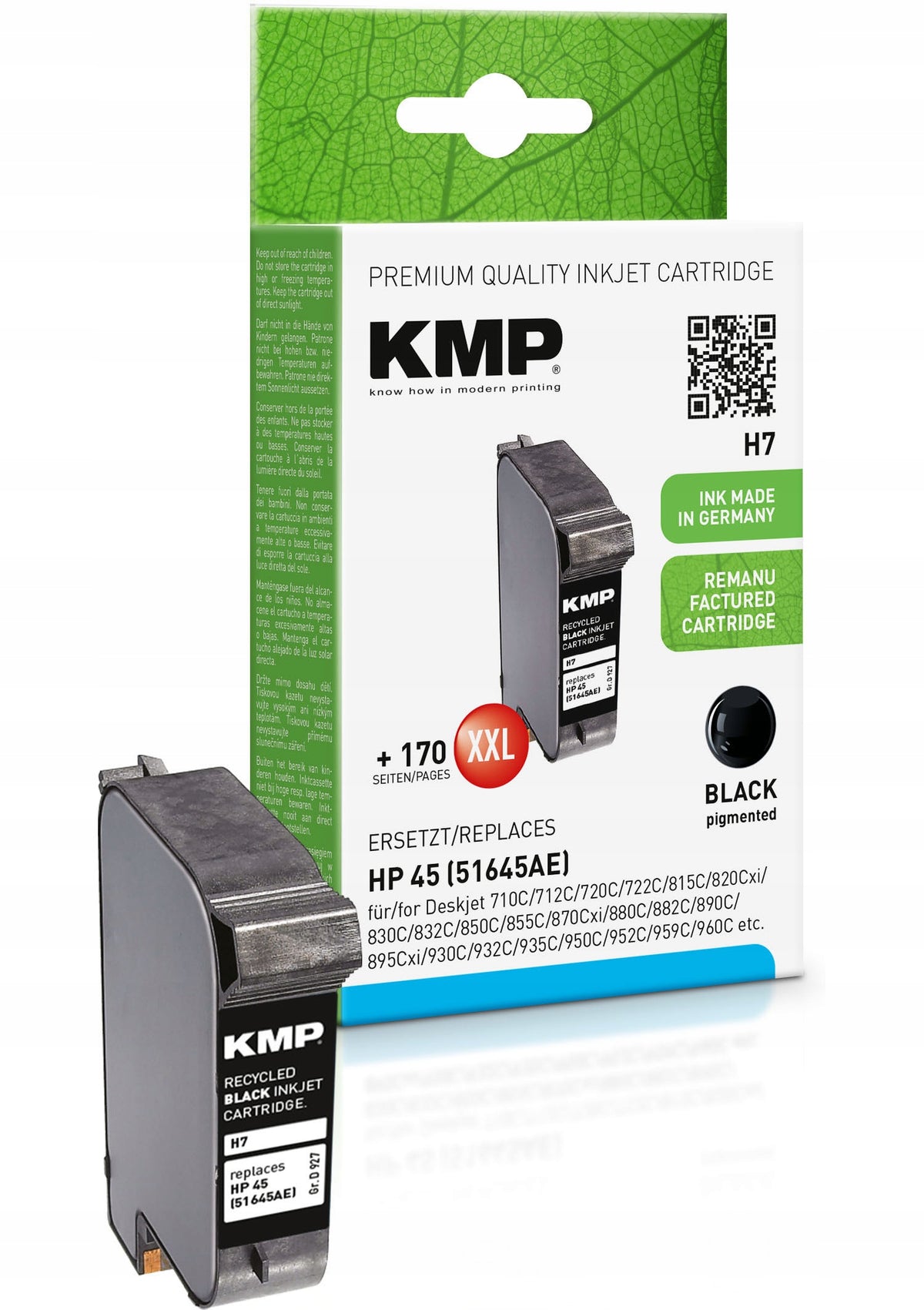 Ink for HP 45 51645AE black