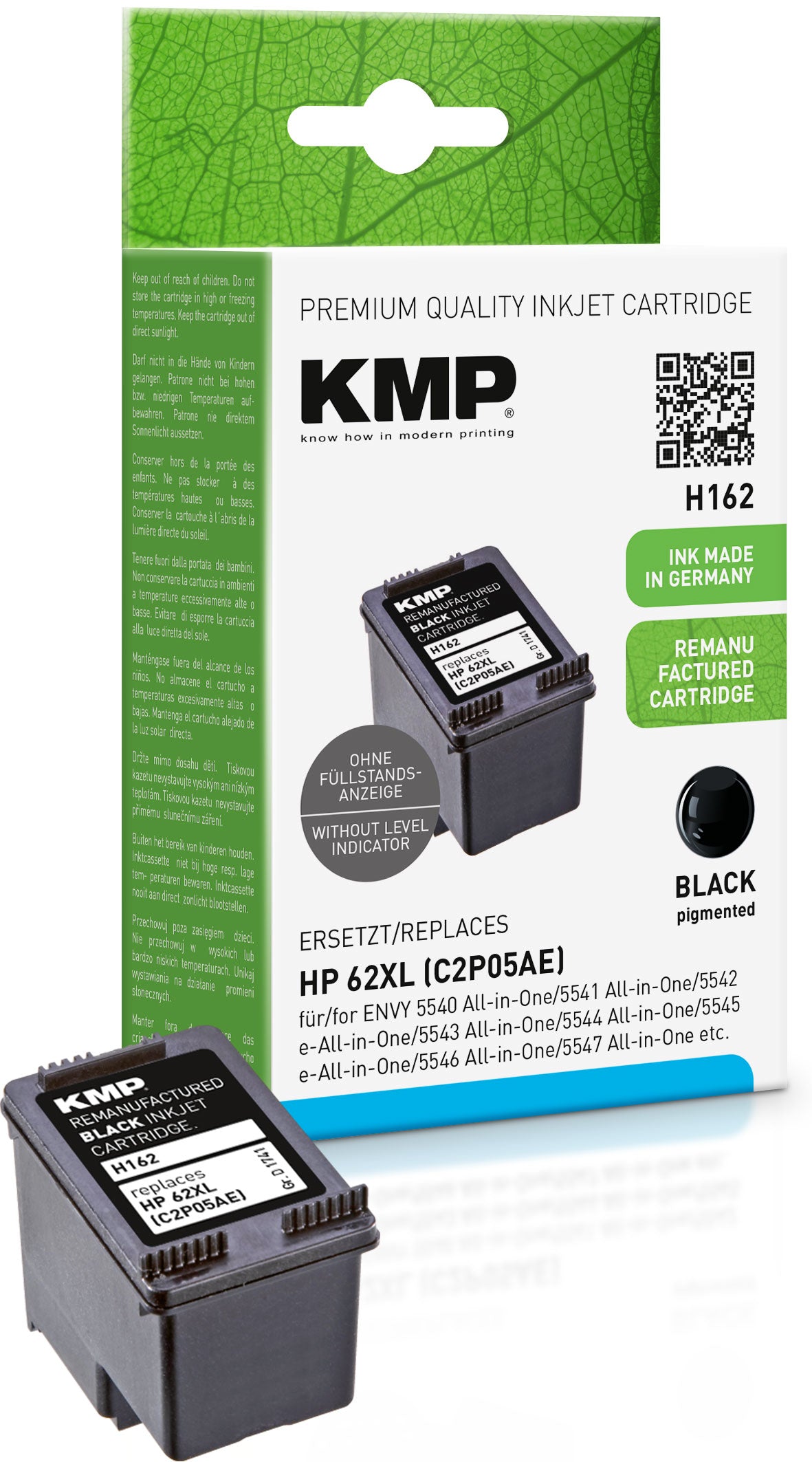 Ink for HP 62 XL C2P05AE black