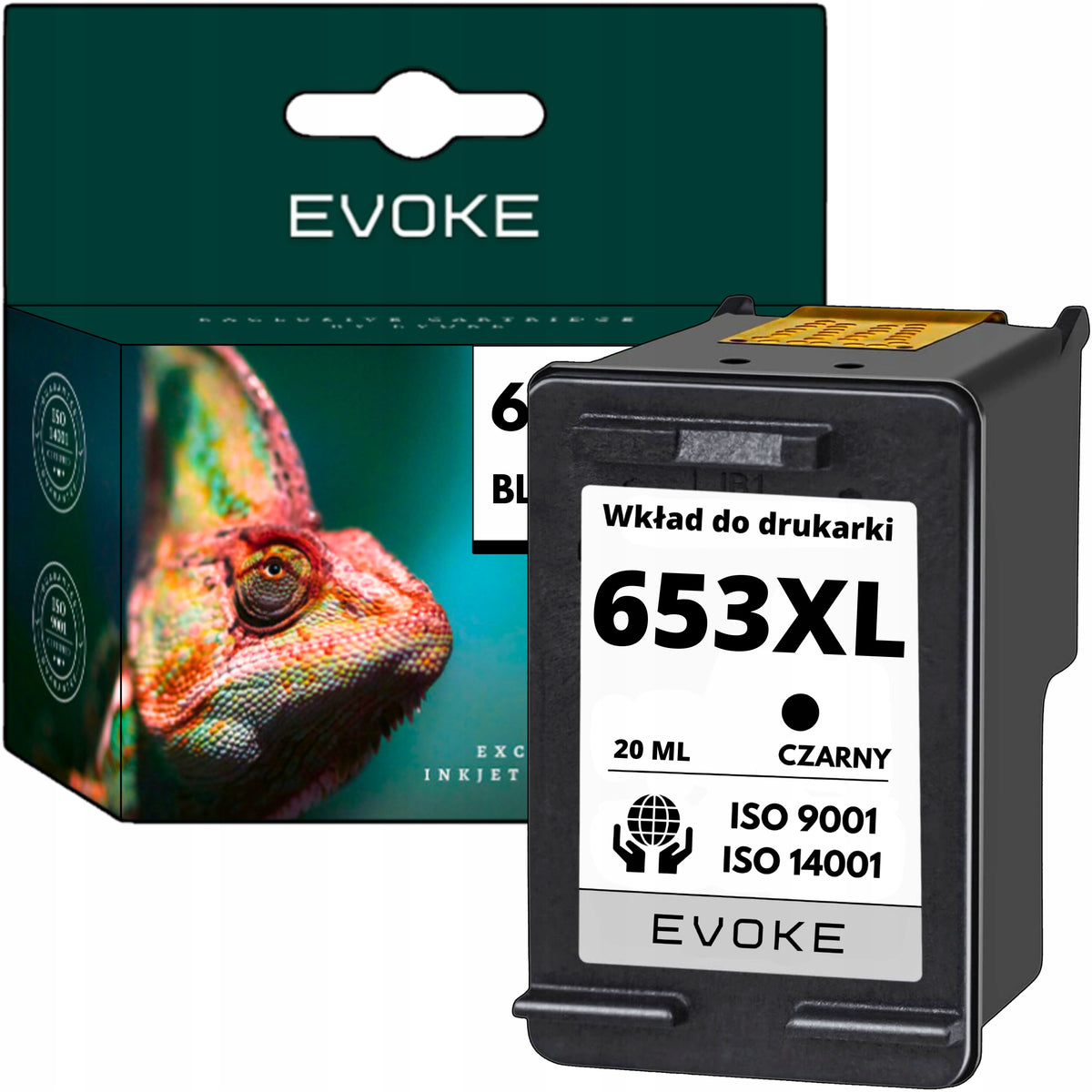 Ink for HP 653 black XL | ENLARGED 20 ML