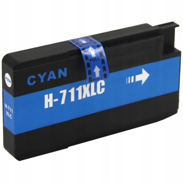 Ink for HP 711 XL BLUE CYAN replacement T120 FV
