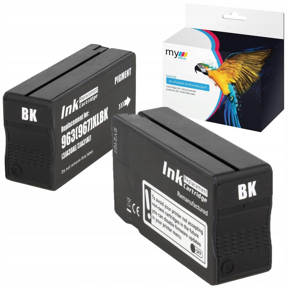 Ink for HP 963XL OfficeJet Pro 9013 9020 9023 BK latest update!