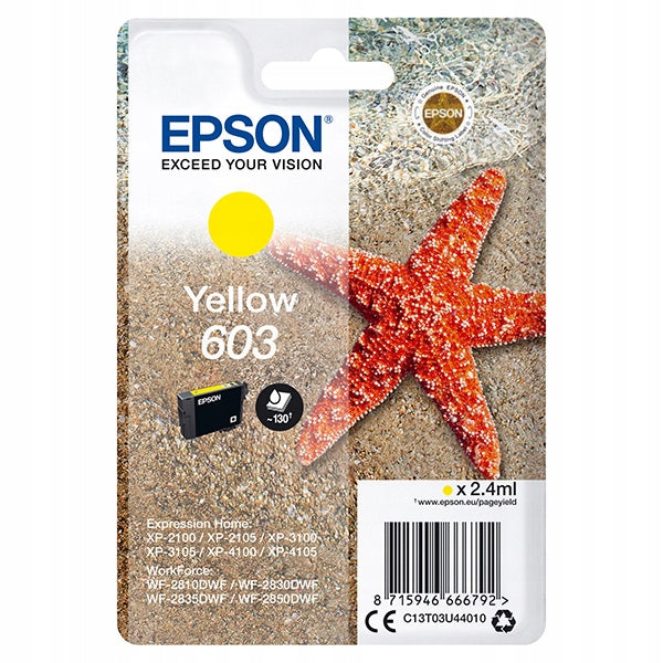 Ink org. Epson 603 Ye T03U4 XP2100 XP3100 XP4100