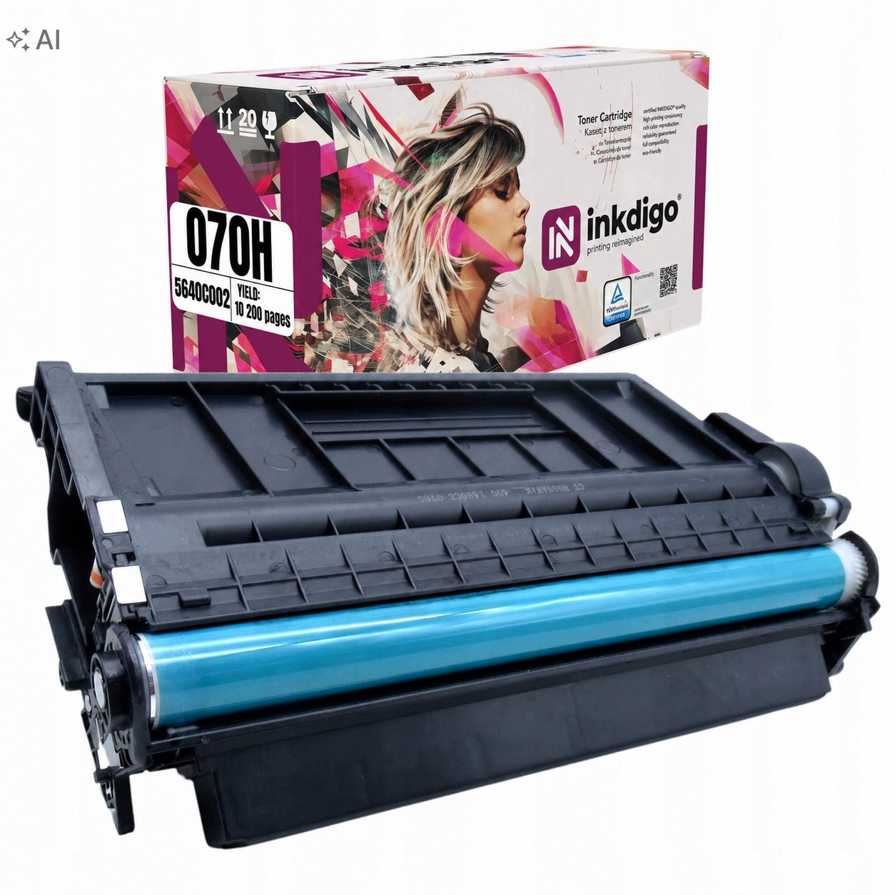Inkdigo toner cartridge CRG070H for Canon i-Sensys LBP-243dw TÜV certified