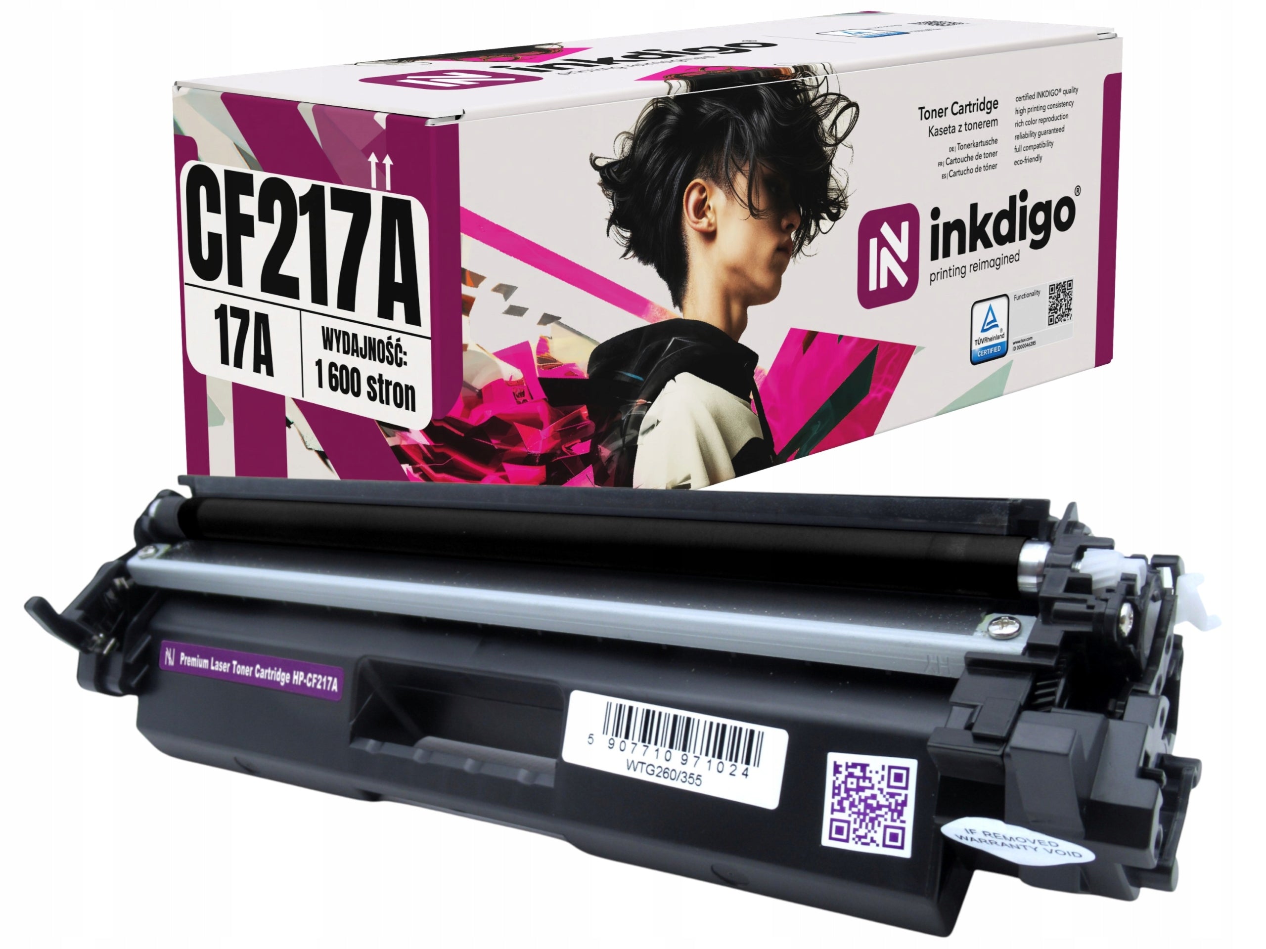 Inkdigo toner cartridge for HP 17A CF217A M102A M102W M130A M130FN CHIP